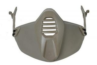 Lightweight Polymer Protection Mask Tan for Fast - SF SFire Helmet by TMC